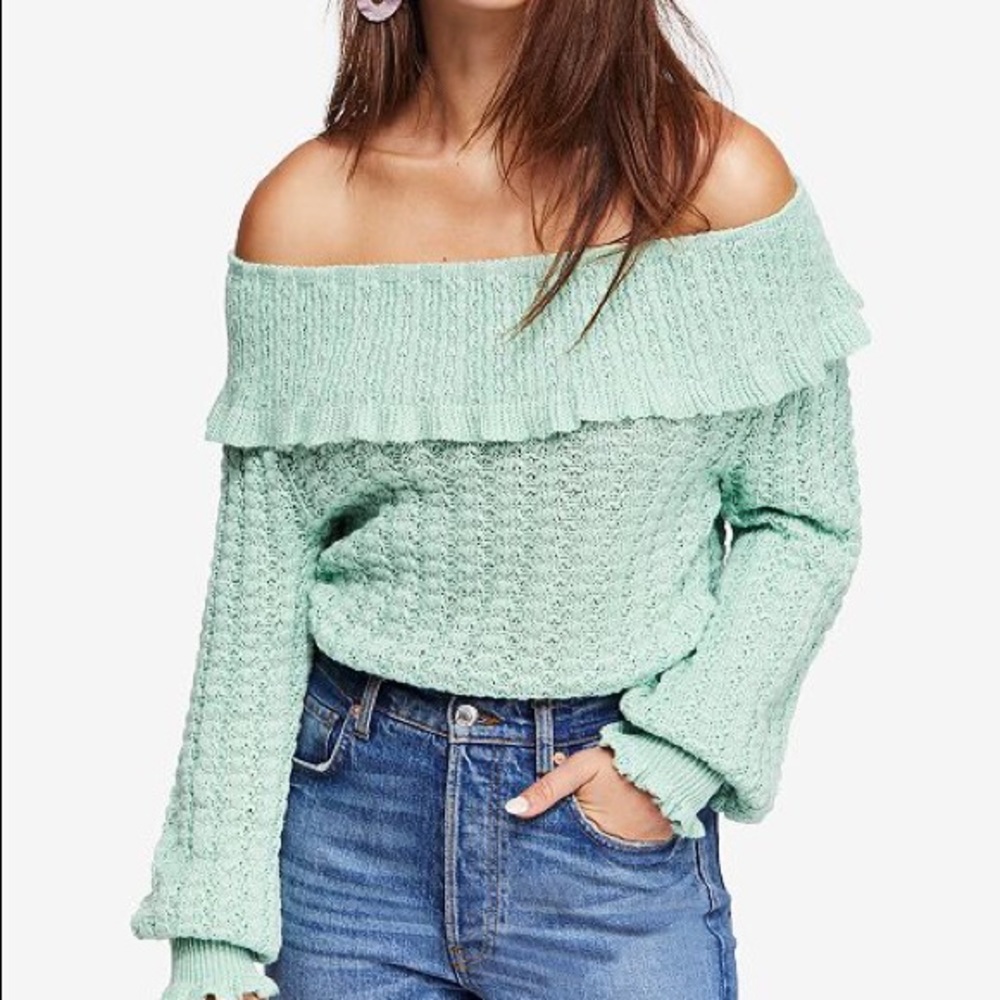 Free People off the shoulder sweater